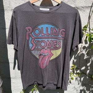 Free People Rolling Stones t shirt womens size small